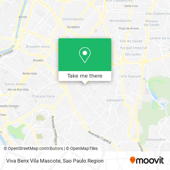 Viva Benx Vila Mascote map