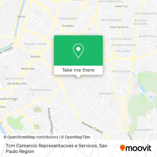 Tcm Comercio Representacoes e Servicos map