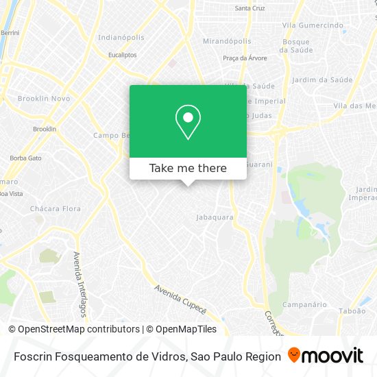 Mapa Foscrin Fosqueamento de Vidros