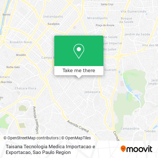 Taisana Tecnologia Medica Importacao e Exportacao map