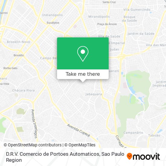 D.R.V. Comercio de Portoes Automaticos map