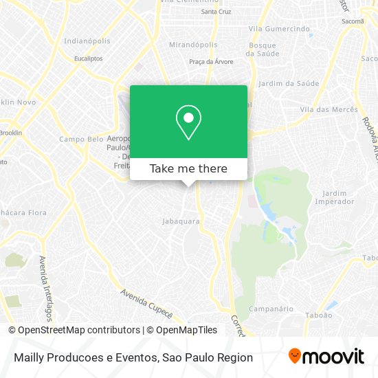 Mailly Producoes e Eventos map