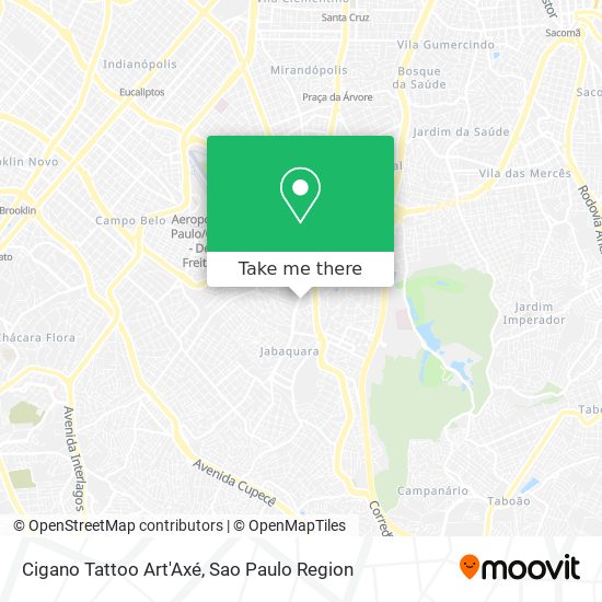 Cigano Tattoo Art'Axé map