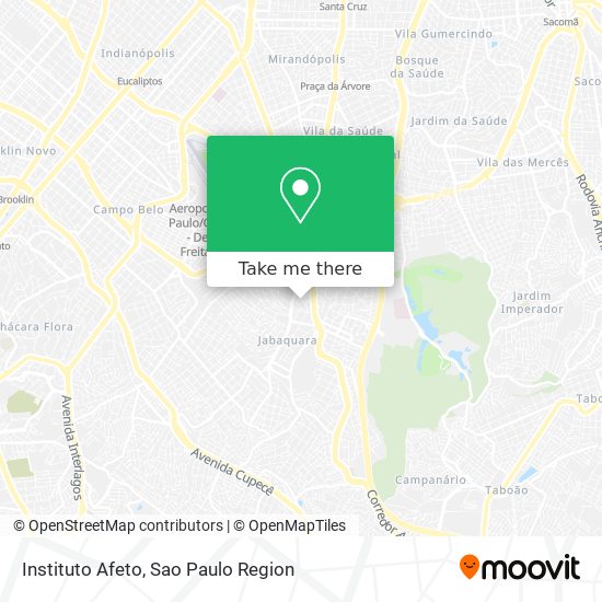 Instituto Afeto map