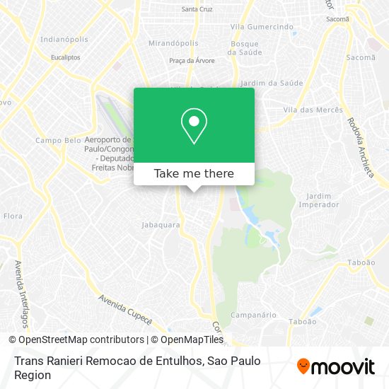 Trans Ranieri Remocao de Entulhos map