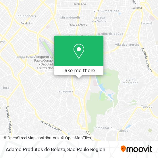 Mapa Adamo Produtos de Beleza