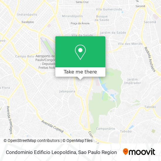 Mapa Condominio Edificio Leopoldina