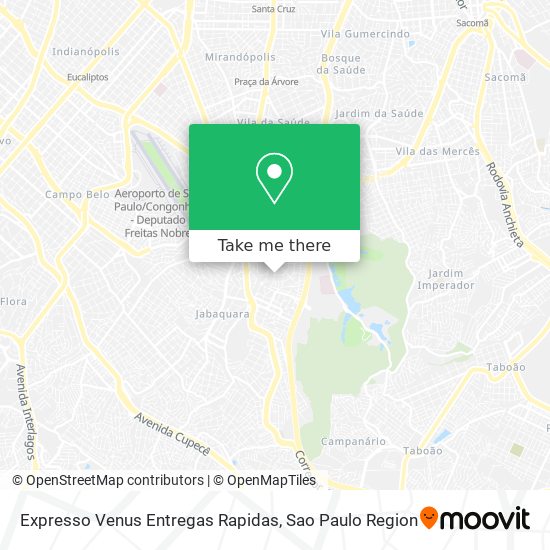 Expresso Venus Entregas Rapidas map