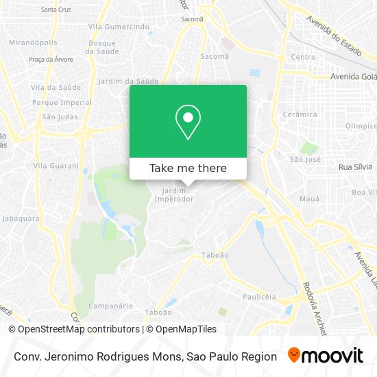 Mapa Conv. Jeronimo Rodrigues Mons