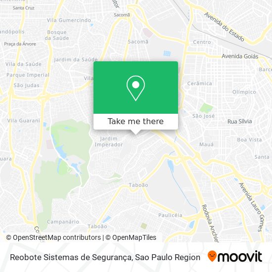 Mapa Reobote Sistemas de Segurança