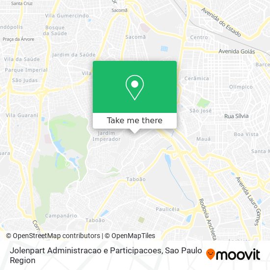 Mapa Jolenpart Administracao e Participacoes