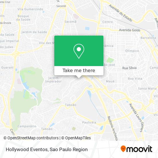 Hollywood Eventos map