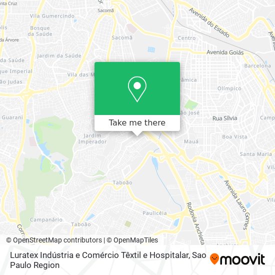 Luratex Indústria e Comércio Têxtil e Hospitalar map