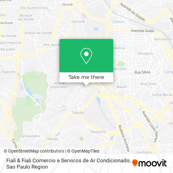 Fiali & Fiali Comercio e Servicos de Ar Condicionado map