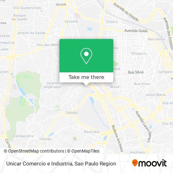 Mapa Unicar Comercio e Industria