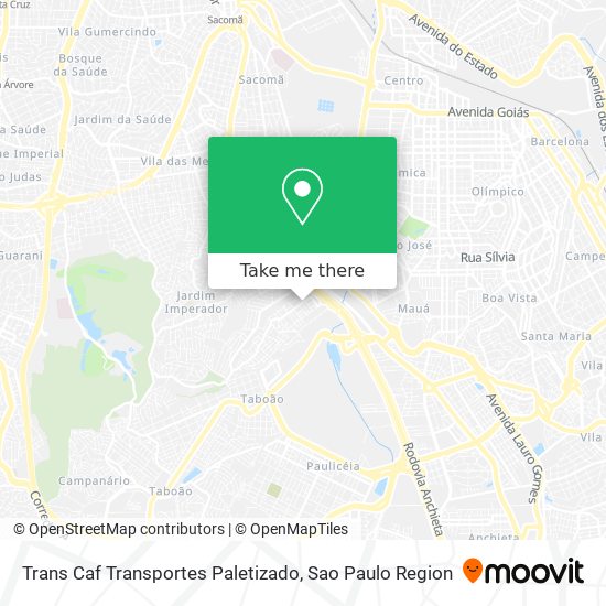 Trans Caf Transportes Paletizado map