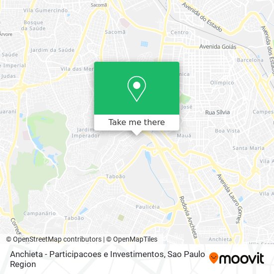 Anchieta - Participacoes e Investimentos map