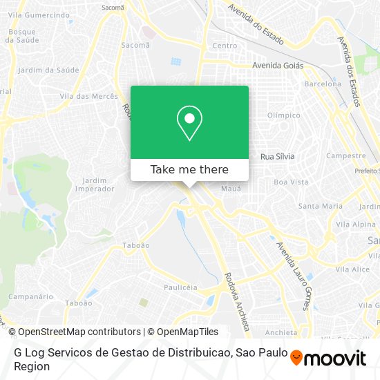 Mapa G Log Servicos de Gestao de Distribuicao