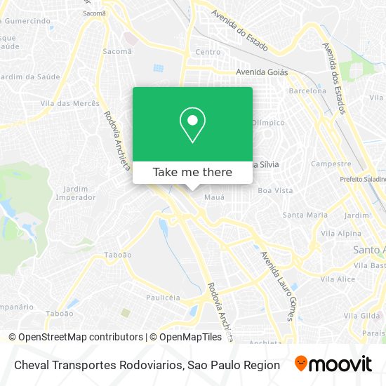 Cheval Transportes Rodoviarios map