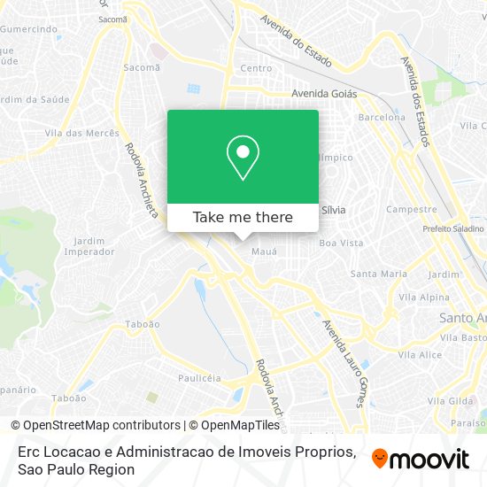 Mapa Erc Locacao e Administracao de Imoveis Proprios