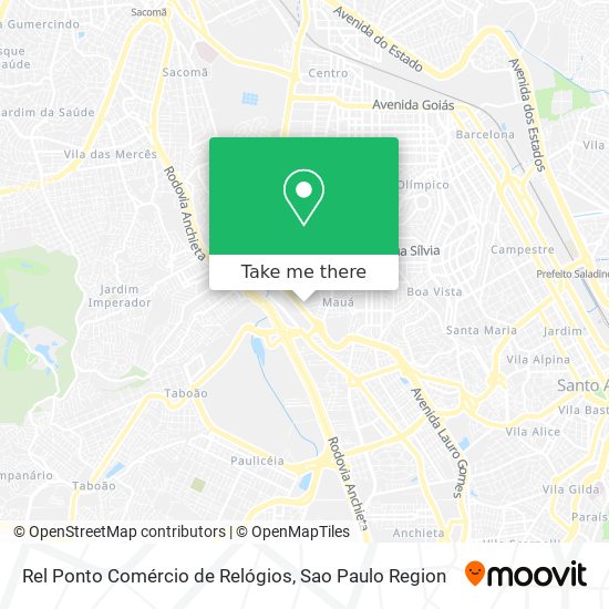 Rel Ponto Comércio de Relógios map