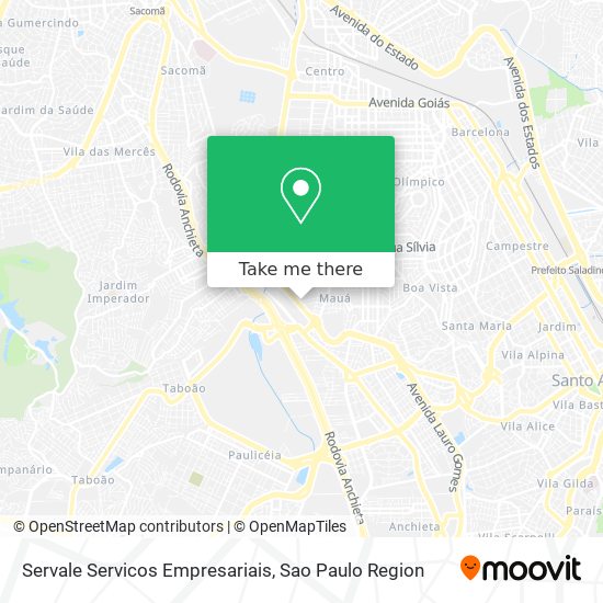 Mapa Servale Servicos Empresariais