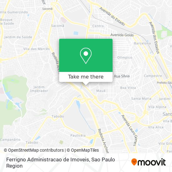 Mapa Ferrigno Administracao de Imoveis