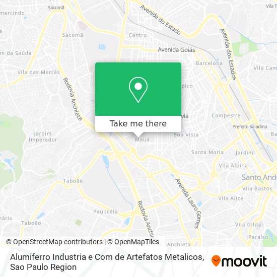 Alumiferro Industria e Com de Artefatos Metalicos map