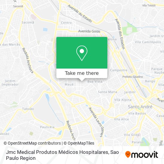 Jmc Medical Produtos Médicos Hospitalares map