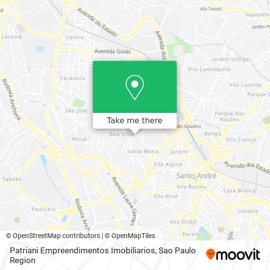 Patriani Empreendimentos Imobiliarios map