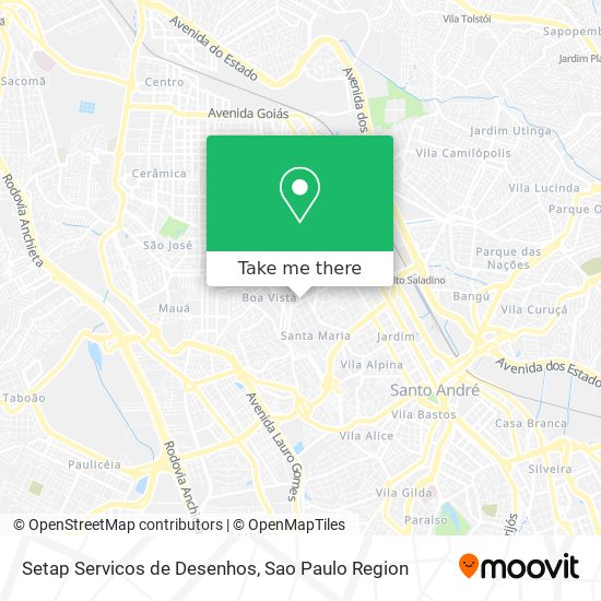 Setap Servicos de Desenhos map