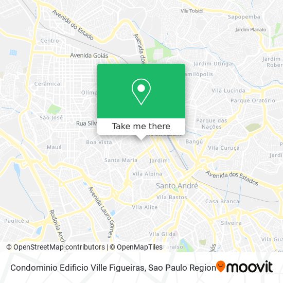 Condominio Edificio Ville Figueiras map