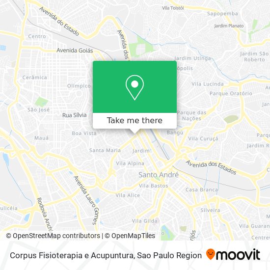 Corpus Fisioterapia e Acupuntura map