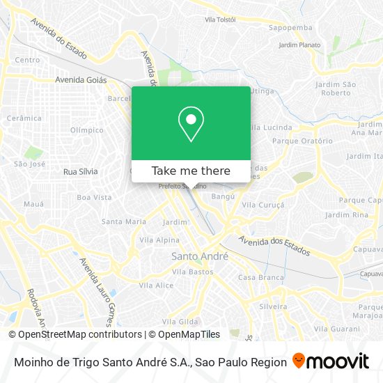 Moinho de Trigo Santo André S.A. map