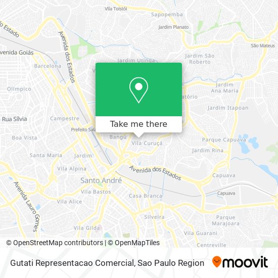 Gutati Representacao Comercial map