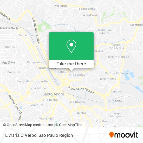 Mapa Livraria O Verbo