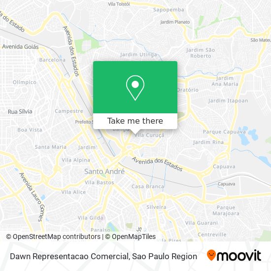 Mapa Dawn Representacao Comercial