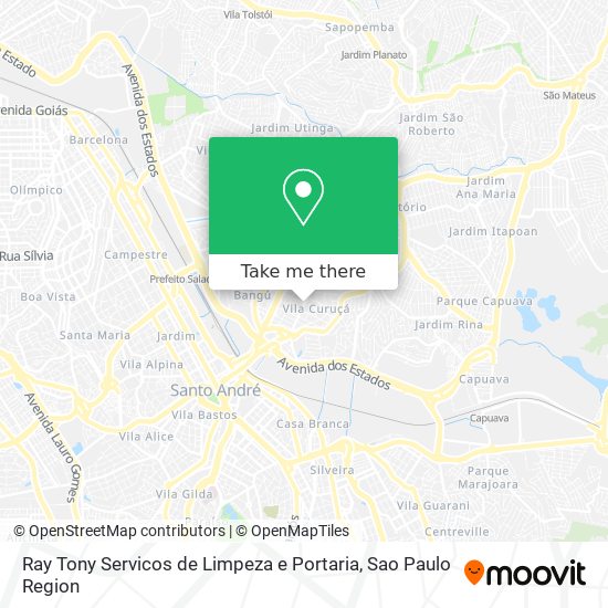 Ray Tony Servicos de Limpeza e Portaria map