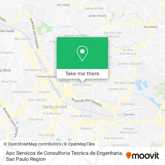 Apc Servicos de Consultoria Tecnica de Engenharia map