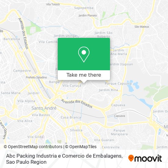 Mapa Abc Packing Industria e Comercio de Embalagens