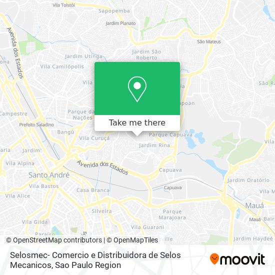 Selosmec- Comercio e Distribuidora de Selos Mecanicos map