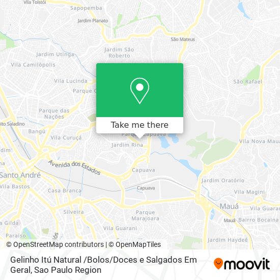 Gelinho Itú Natural /Bolos / Doces e Salgados Em Geral map