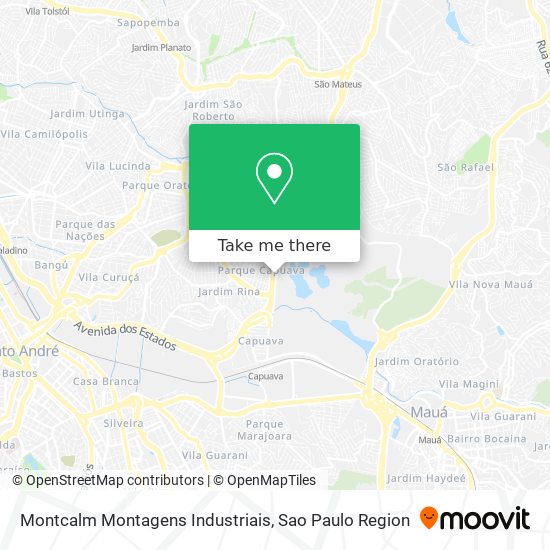 Montcalm Montagens Industriais map
