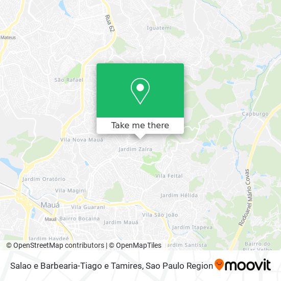 Mapa Salao e Barbearia-Tiago e Tamires