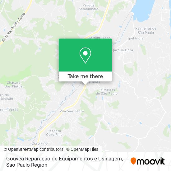 Mapa Gouvea Reparação de Equipamentos e Usinagem