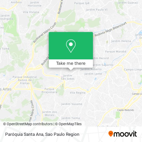 Paróquia Santa Ana map