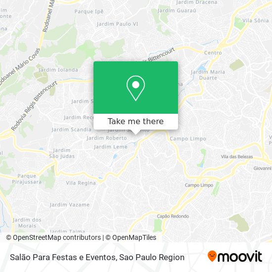 Salão Para Festas e Eventos map