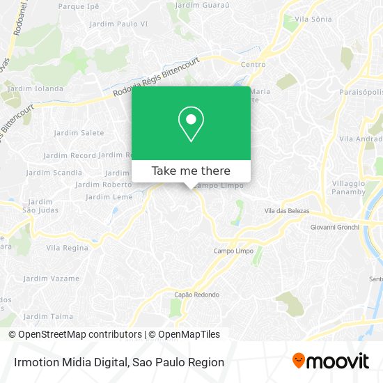 Mapa Irmotion Midia Digital