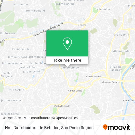 Hml Distribuidora de Bebidas map