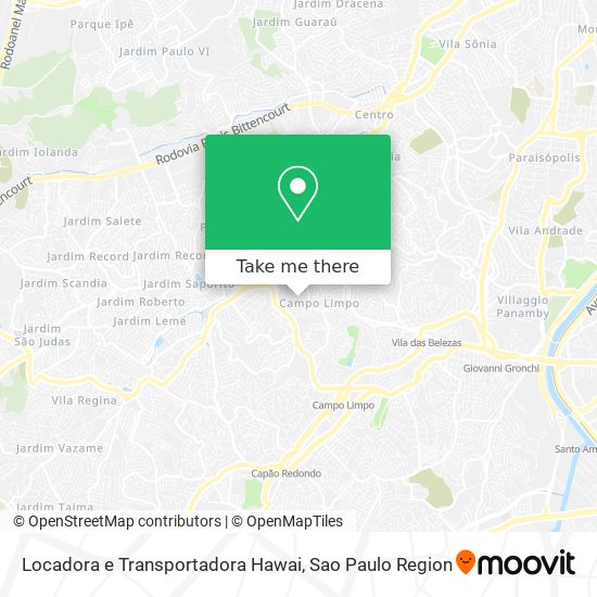 Locadora e Transportadora Hawai map